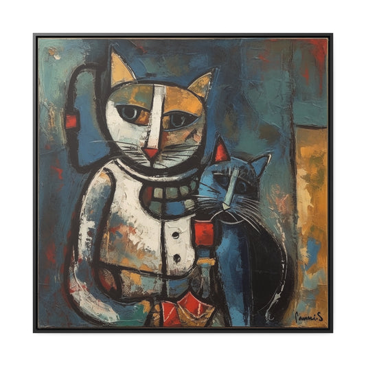 Cat 29, Gallery Canvas Wraps, Square Frame
