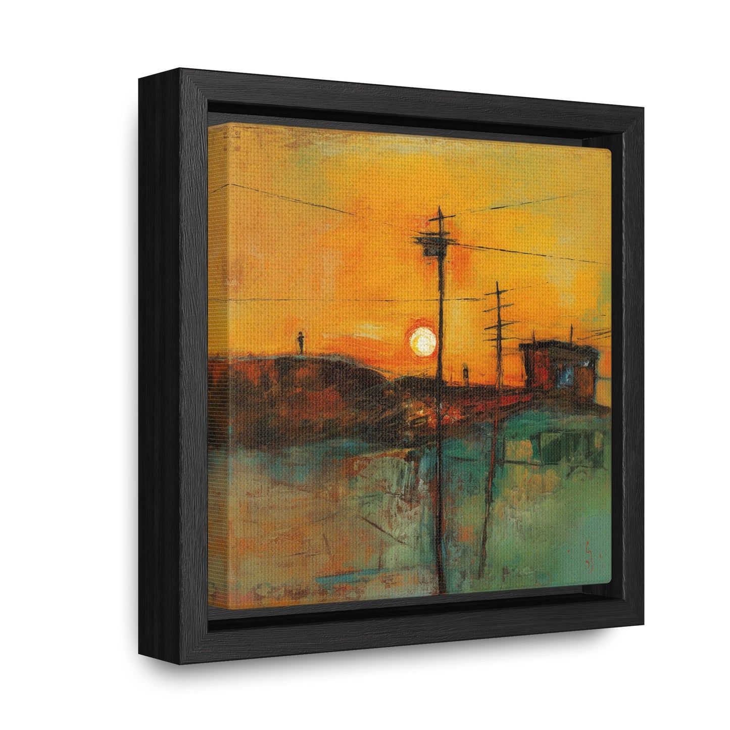 Land of the Sun 54, Valentinii, Gallery Canvas Wraps, Square Frame