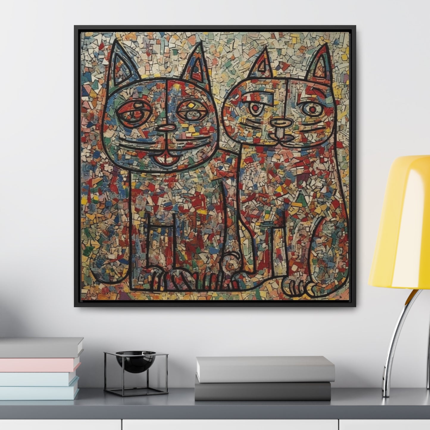 Cat 5, Gallery Canvas Wraps, Square Frame