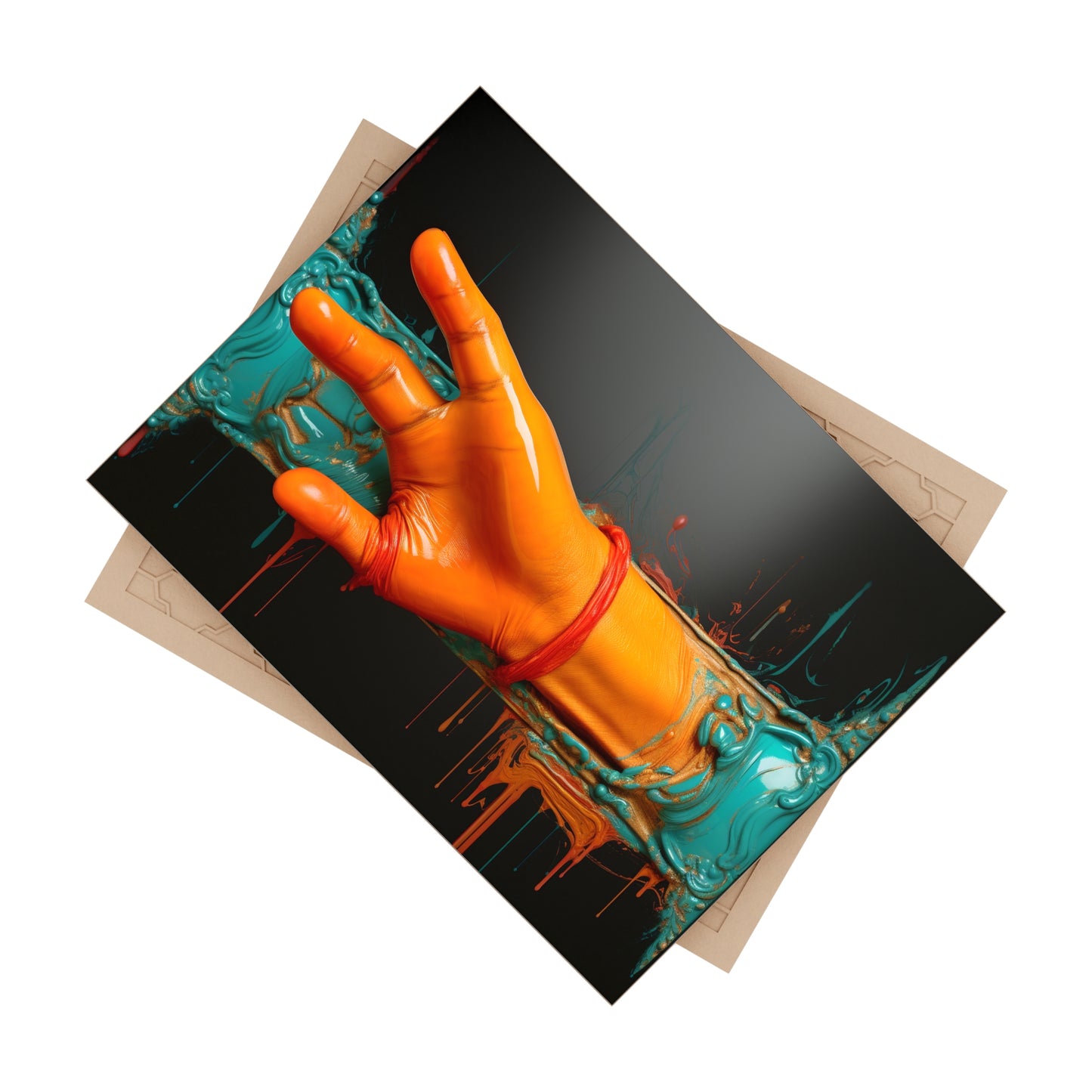 Hands 21, Ceramic Photo Tile