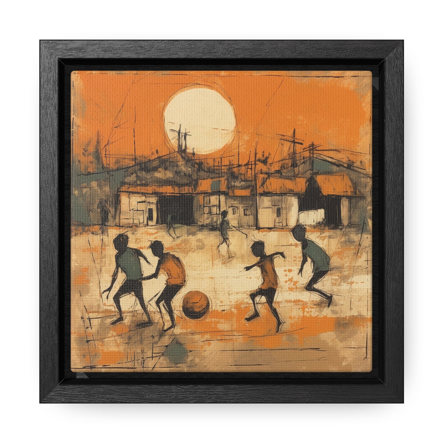 Childhood 32, Gallery Canvas Wraps, Square Frame