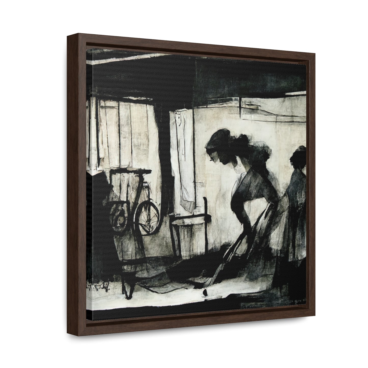 Domestic Memories 17, Valentinii, Gallery Canvas Wraps, Square Frame