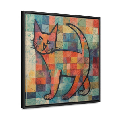 Cat 25, Gallery Canvas Wraps, Square Frame