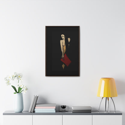 The Shadow Woman, Original Eduard Pavel, Gallery Canvas Wraps, Vertical Frame