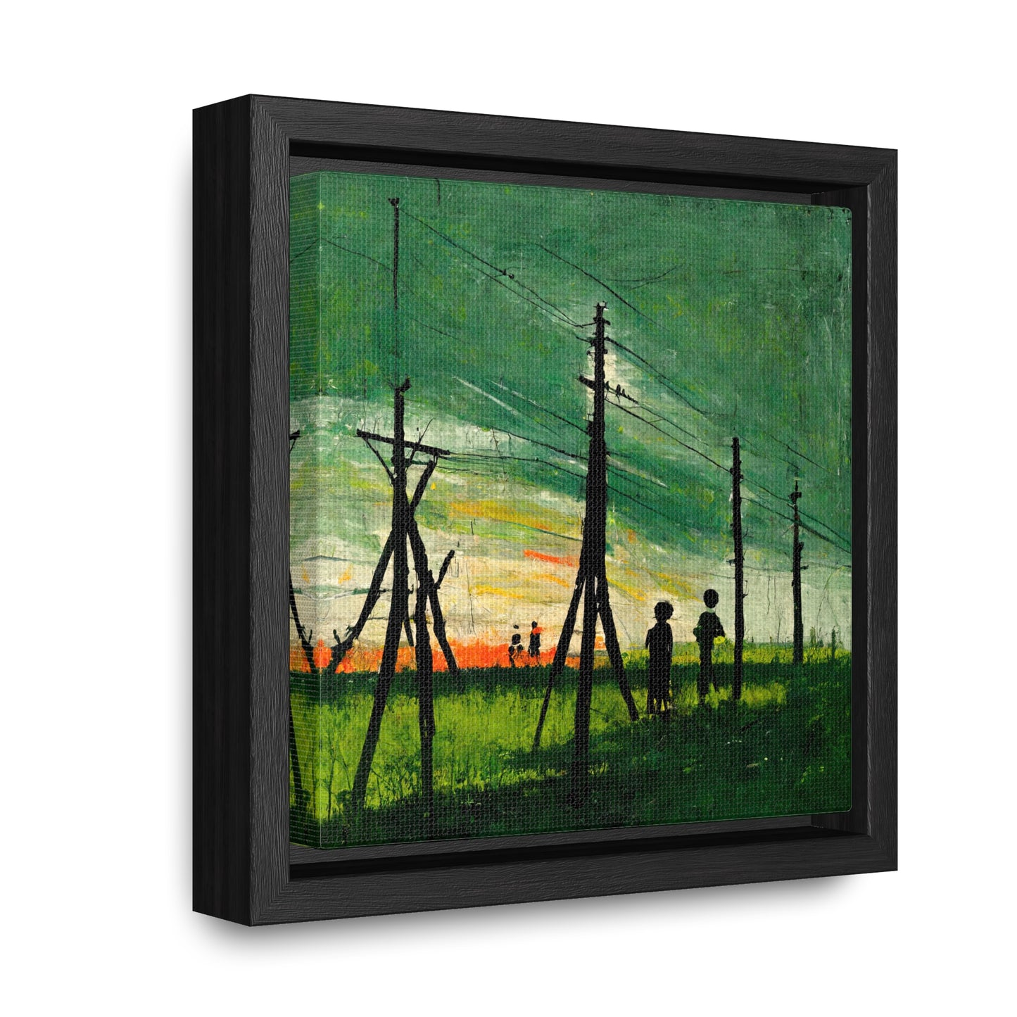 Land of the Sun 35, Valentinii, Gallery Canvas Wraps, Square Frame