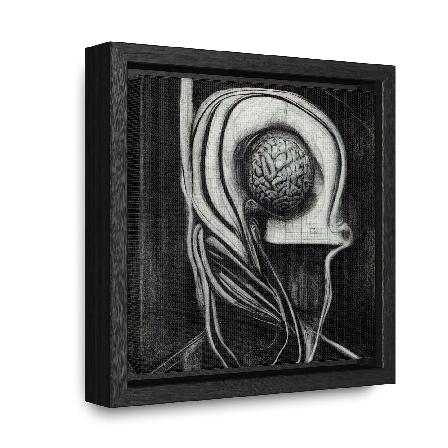 Brain 23, Valentinii, Gallery Canvas Wraps, Square Frame