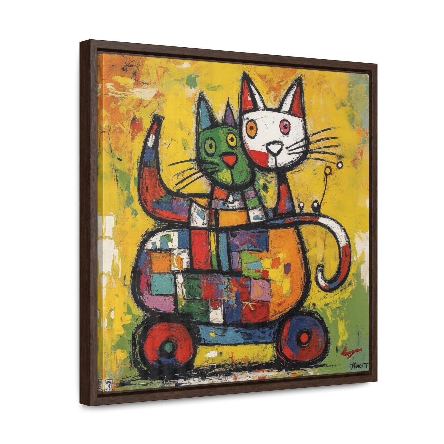 Cat 155, Gallery Canvas Wraps, Square Frame