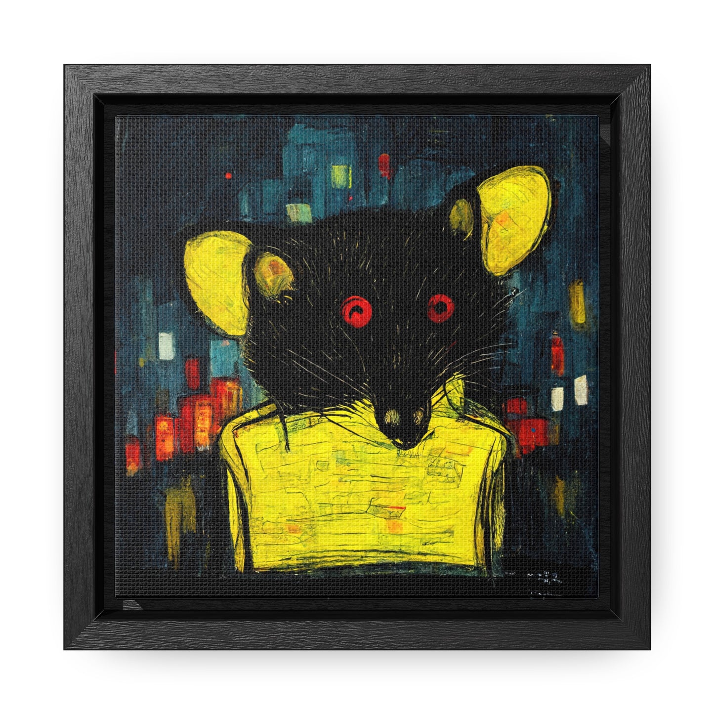 Urban Rat 7, Valentinii, Gallery Canvas Wraps, Square Frame