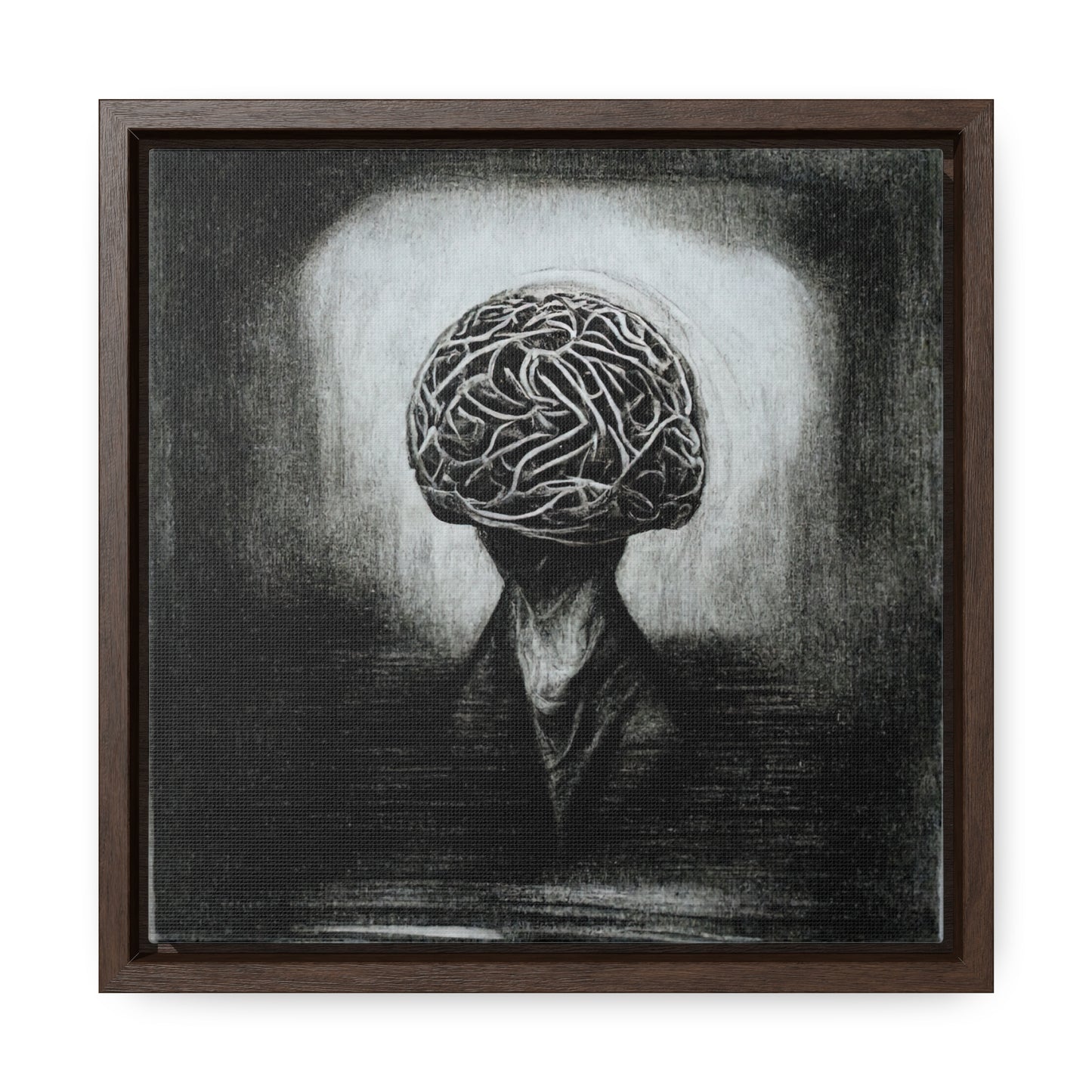 Brain 7, Valentinii, Gallery Canvas Wraps, Square Frame