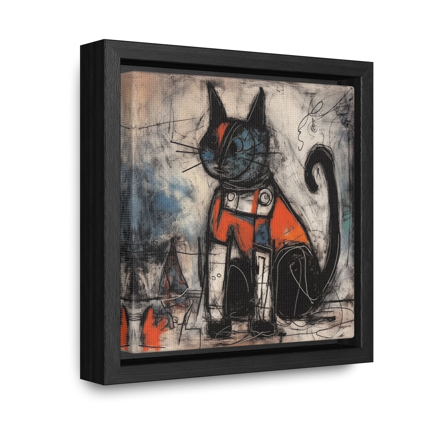 Cat 45, Gallery Canvas Wraps, Square Frame