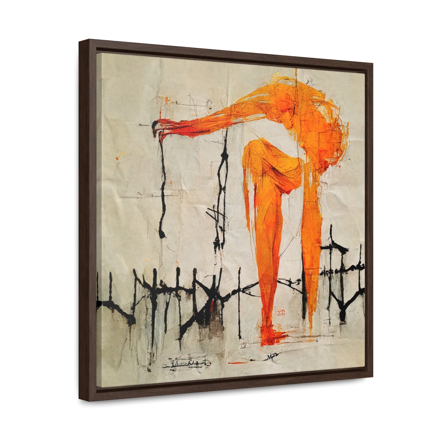 Feet and Drama 16, Valentinii, Gallery Canvas Wraps, Square Frame