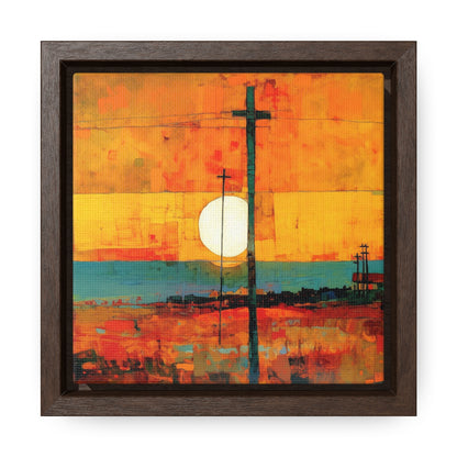 Land of the Sun 59, Valentinii, Gallery Canvas Wraps, Square Frame