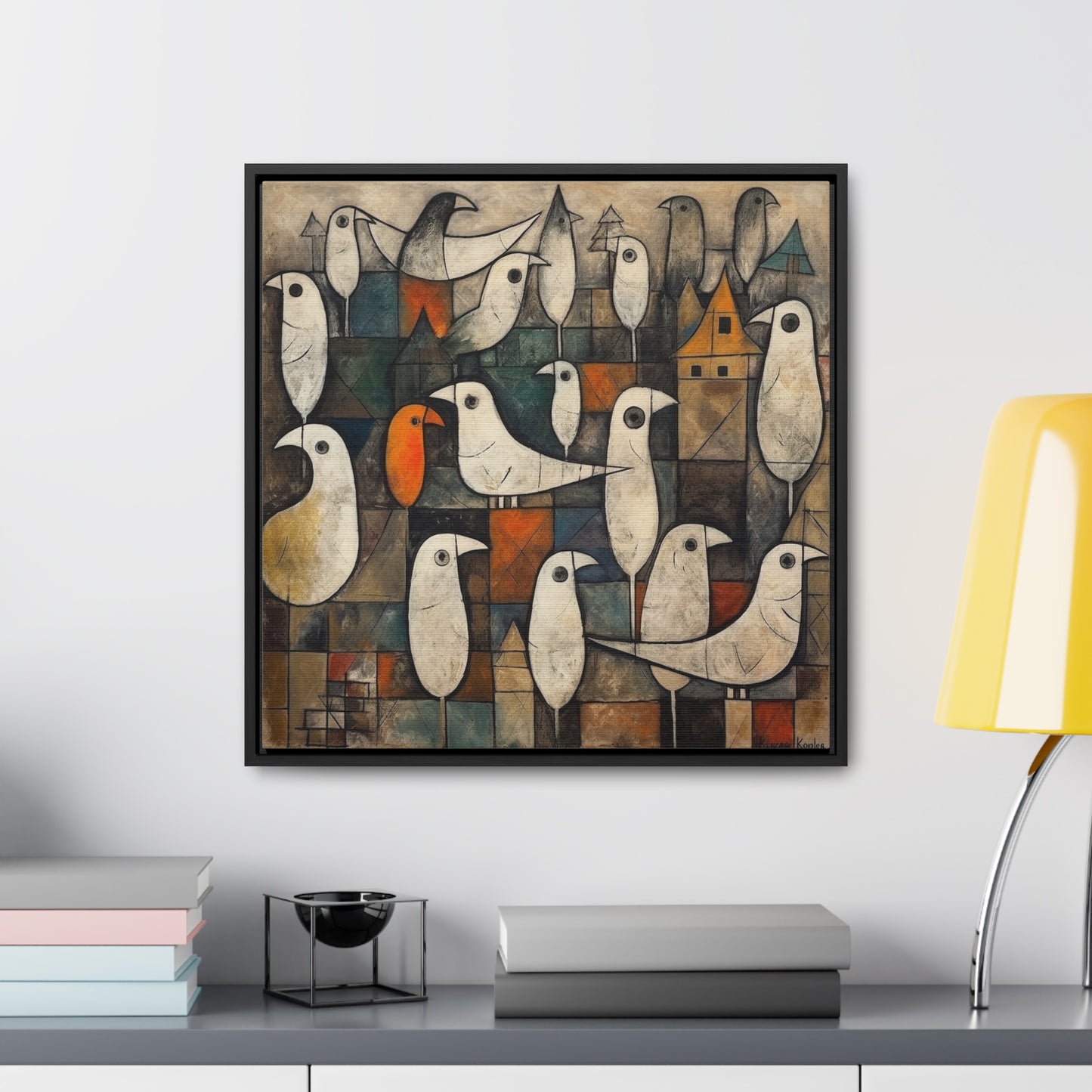 Bird 27, Gallery Canvas Wraps, Square Frame