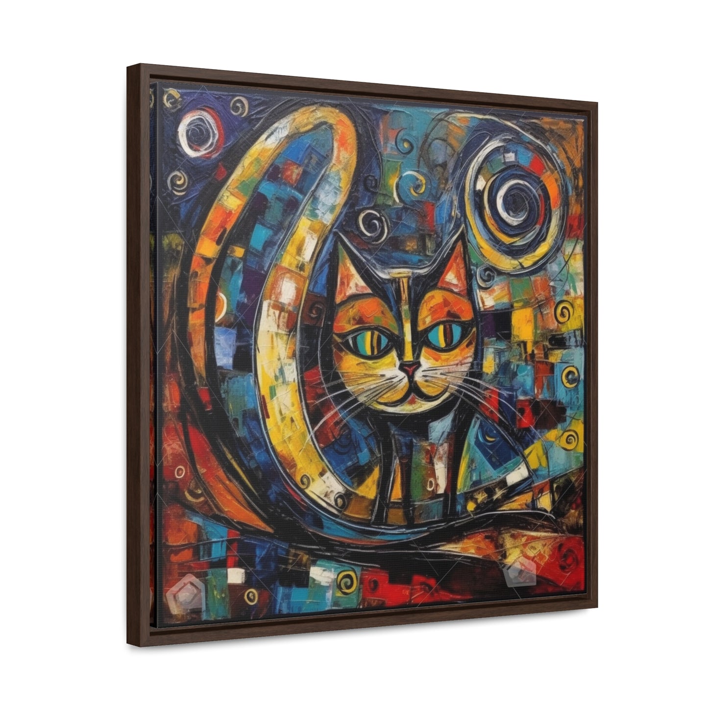 Cat 120, Gallery Canvas Wraps, Square Frame