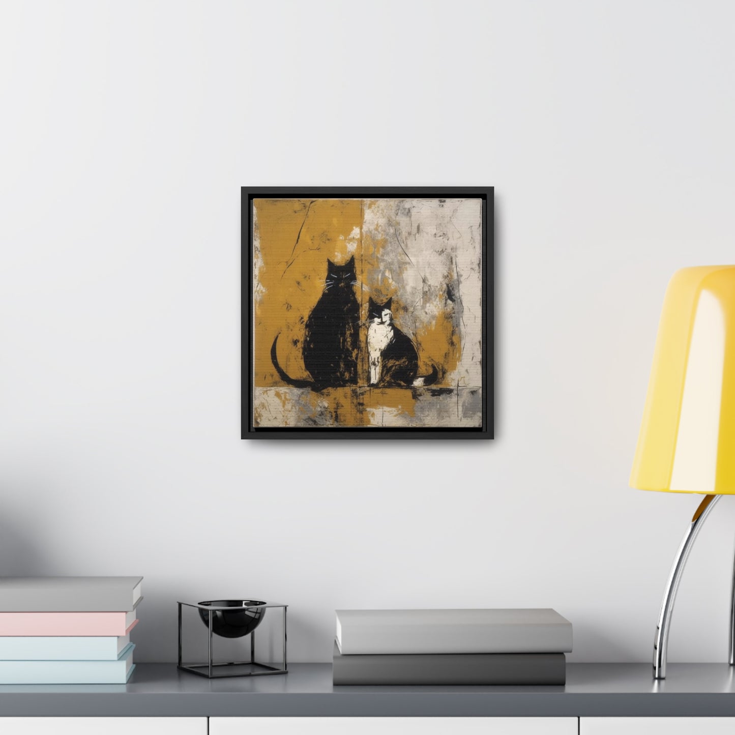 Cat 12, Gallery Canvas Wraps, Square Frame