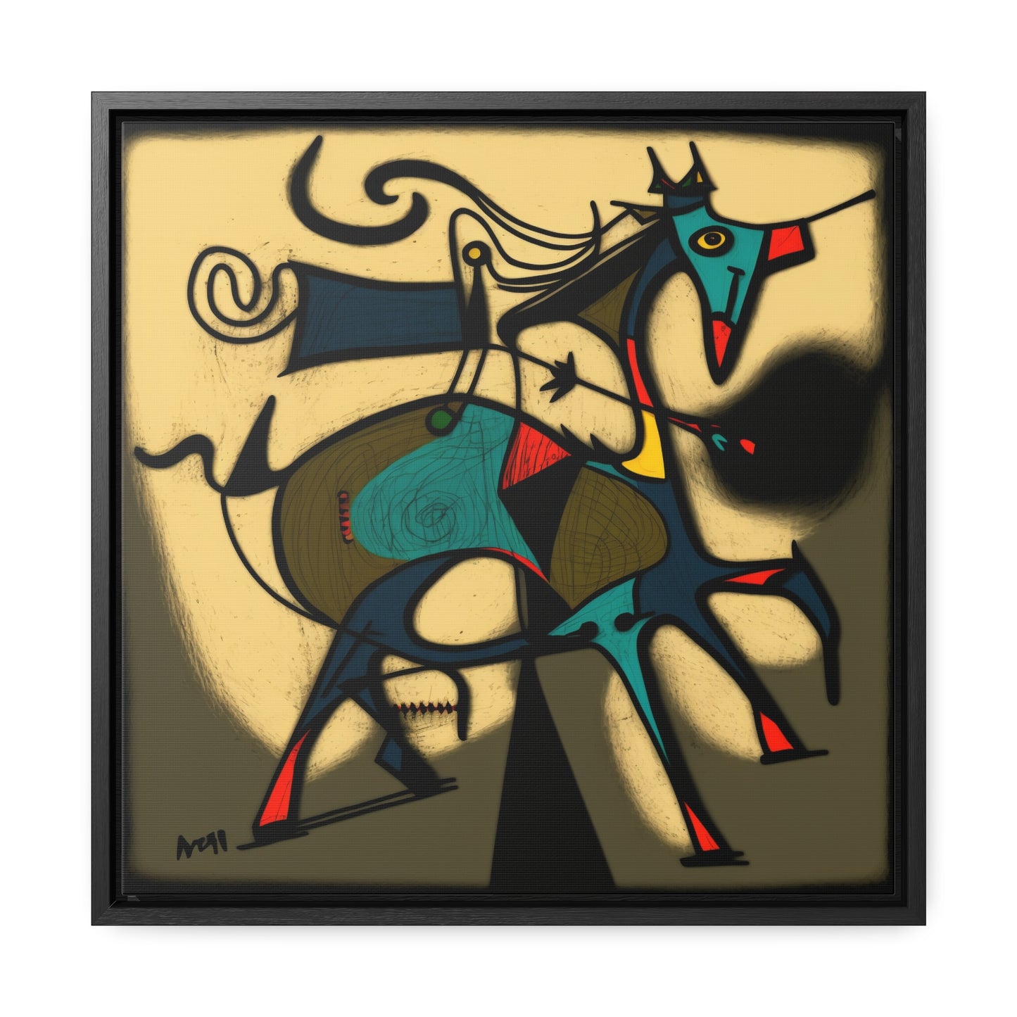 Naivia 18, Gallery Canvas Wraps, Square Frame