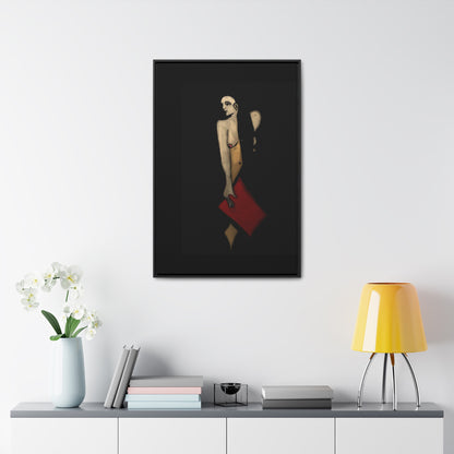 The Shadow Woman, Original Eduard Pavel, Gallery Canvas Wraps, Vertical Frame