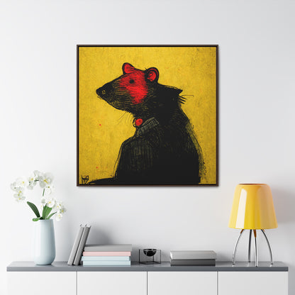 Urban Rat 3, Valentinii, Gallery Canvas Wraps, Square Frame