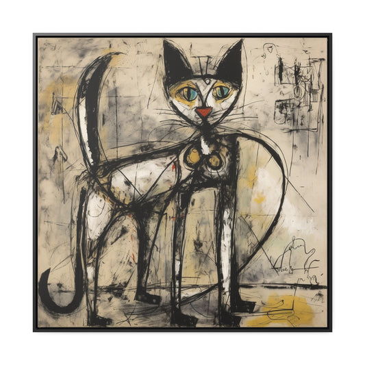 Cat 47, Gallery Canvas Wraps, Square Frame