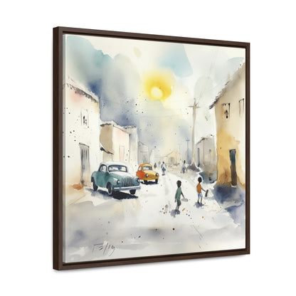 Childhood 5, Gallery Canvas Wraps, Square Frame