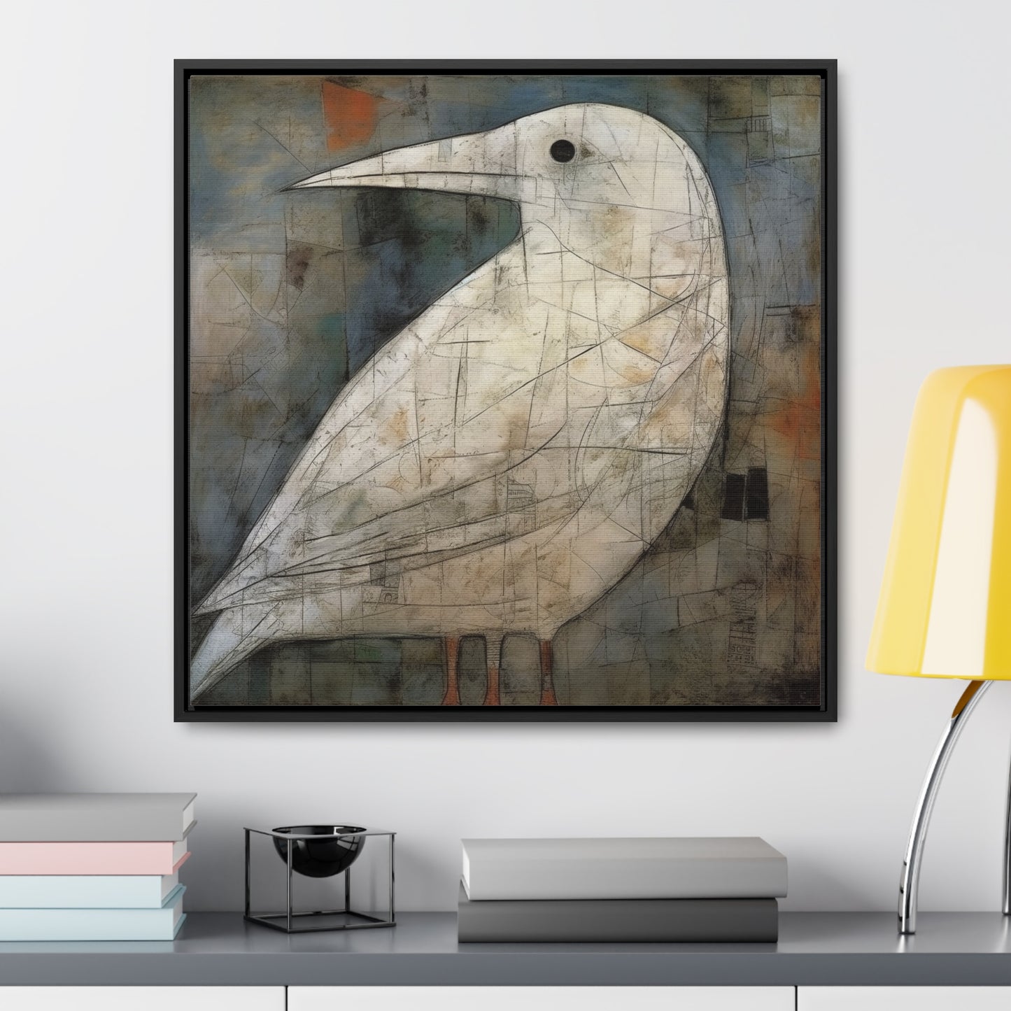 Bird 2, Gallery Canvas Wraps, Square Frame