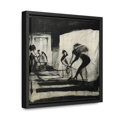 Domestic Memories 47, Valentinii, Gallery Canvas Wraps, Square Frame