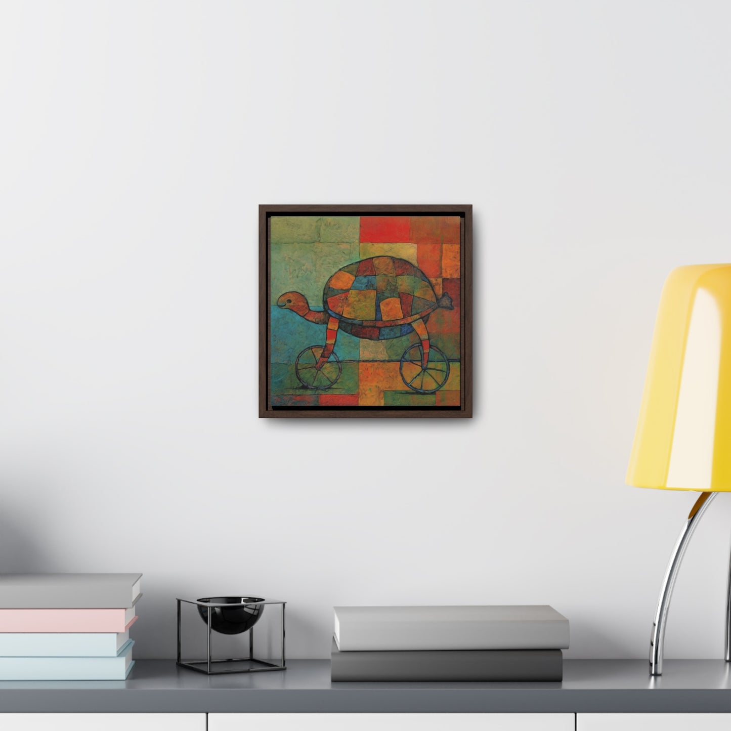 Turtle 19, Gallery Canvas Wraps, Square Frame