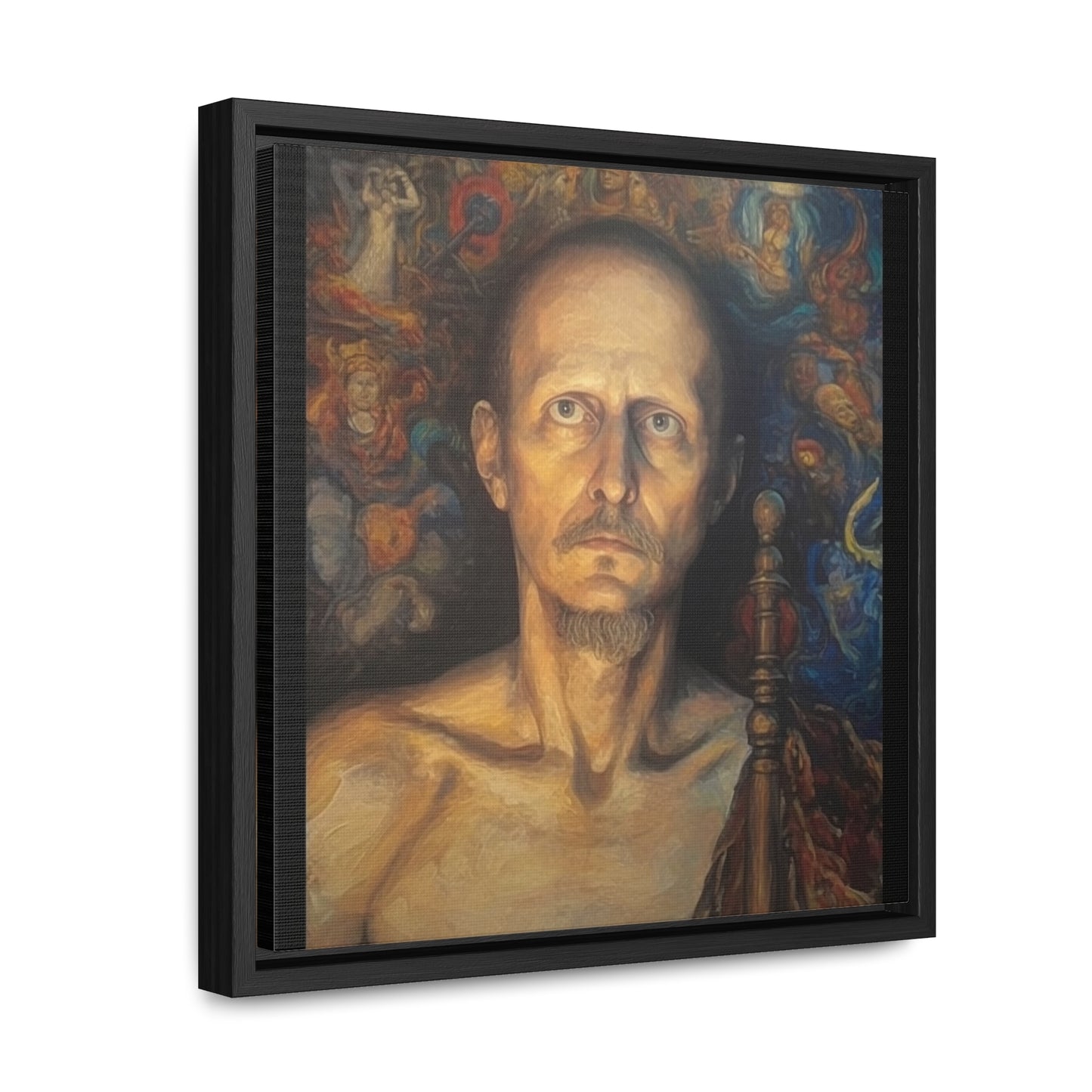 Dark Age 10, Gallery Canvas Wraps, Square Frame
