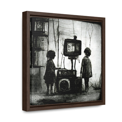 Childhood Wave, Valentinii, Gallery Canvas Wraps, Square Frame