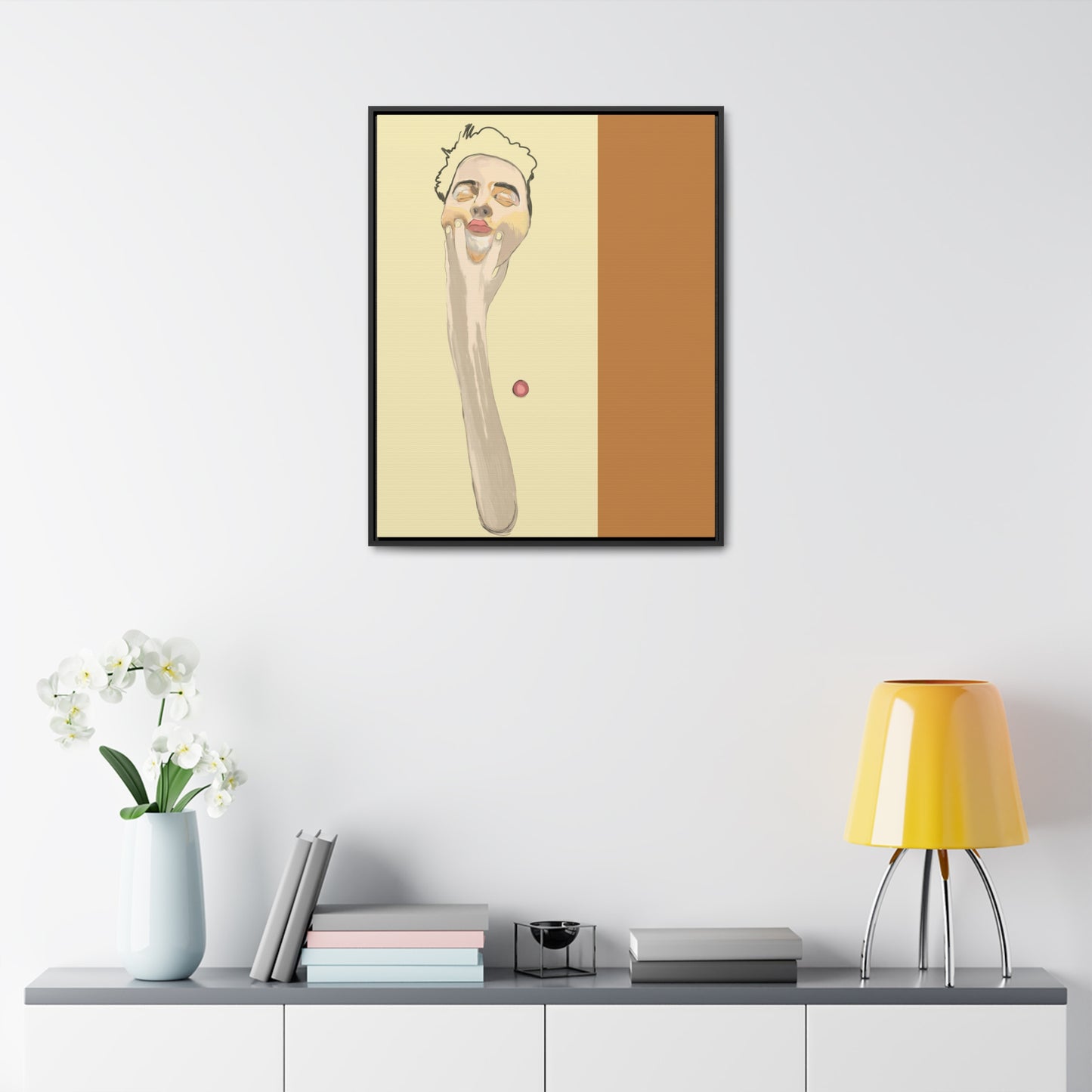 The posture of ecstasy, Original Eduard Pavel, Gallery Canvas Wraps, Vertical Frame