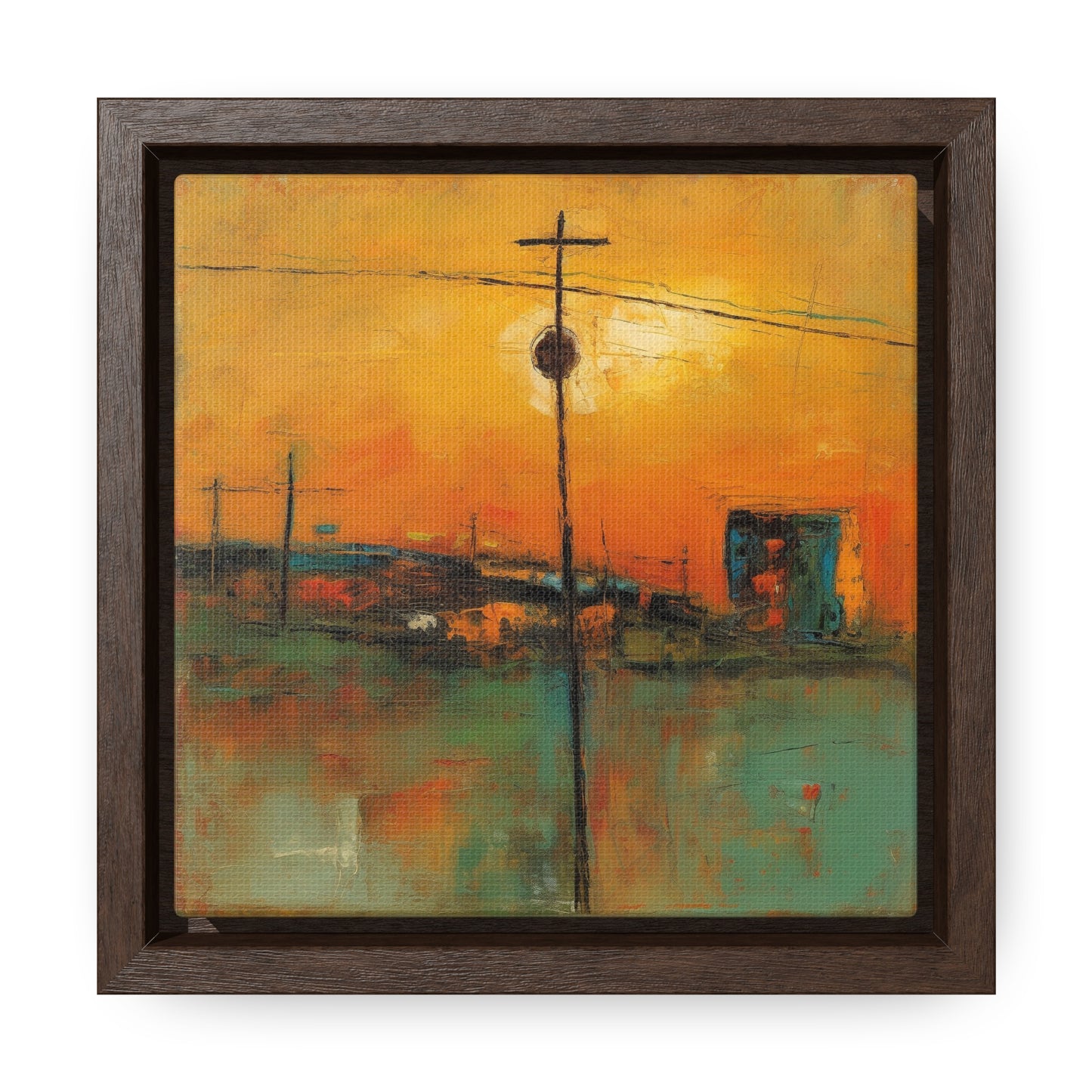 Land of the Sun 57, Valentinii, Gallery Canvas Wraps, Square Frame