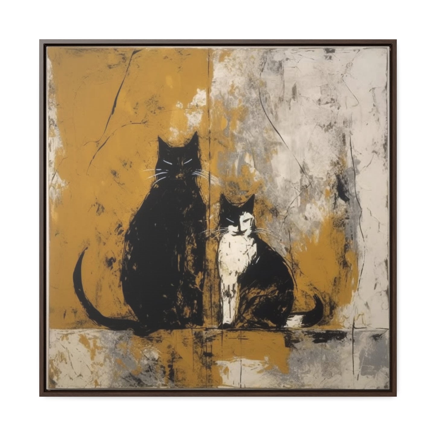 Cat 12, Gallery Canvas Wraps, Square Frame