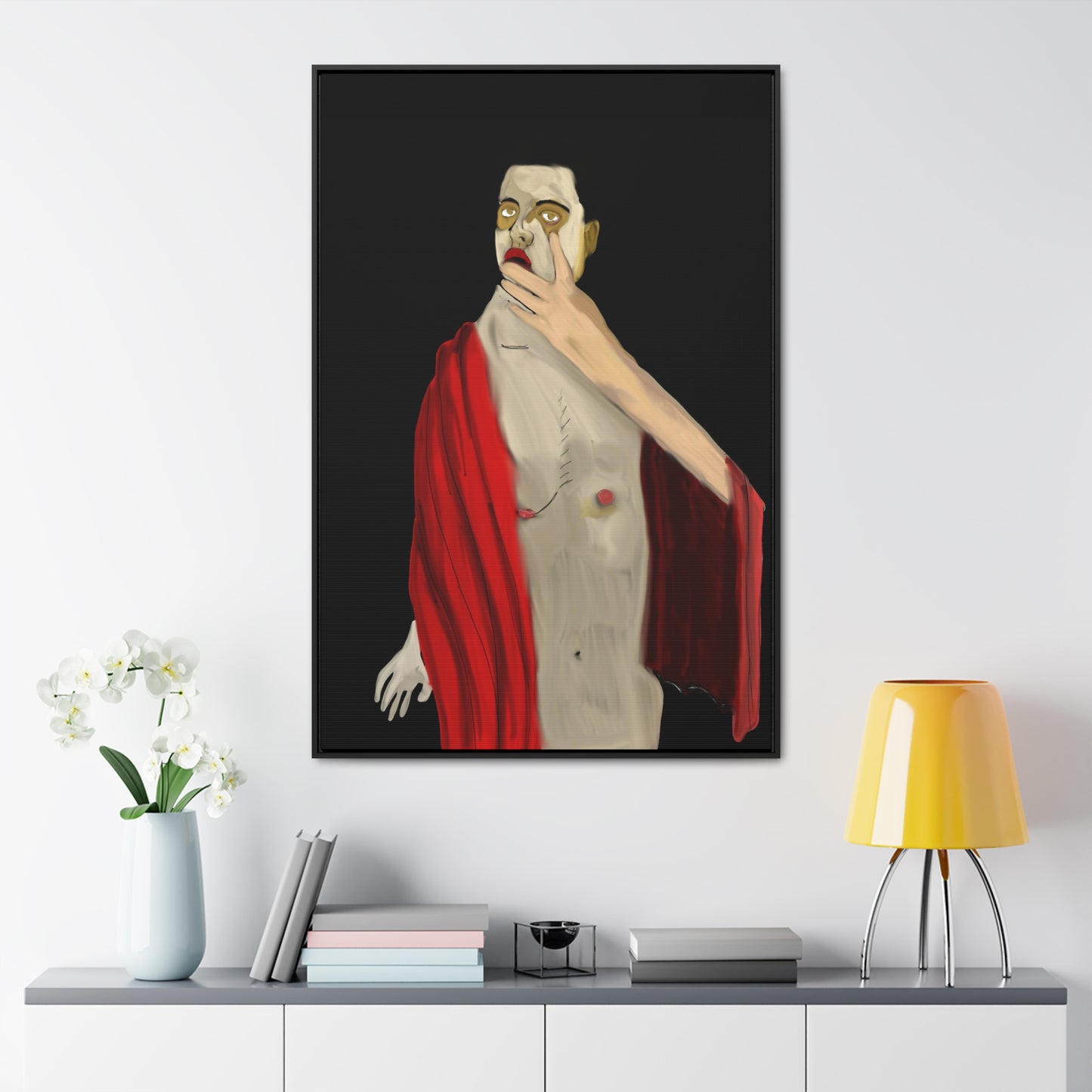 Among Tired Blinks, Original Eduard Pavel, Gallery Canvas Wraps, Vertical Frame