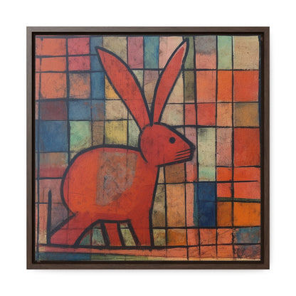 Rabbit 30, Gallery Canvas Wraps, Square Frame