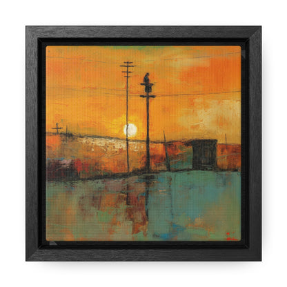 Land of the Sun 48, Valentinii, Gallery Canvas Wraps, Square Frame