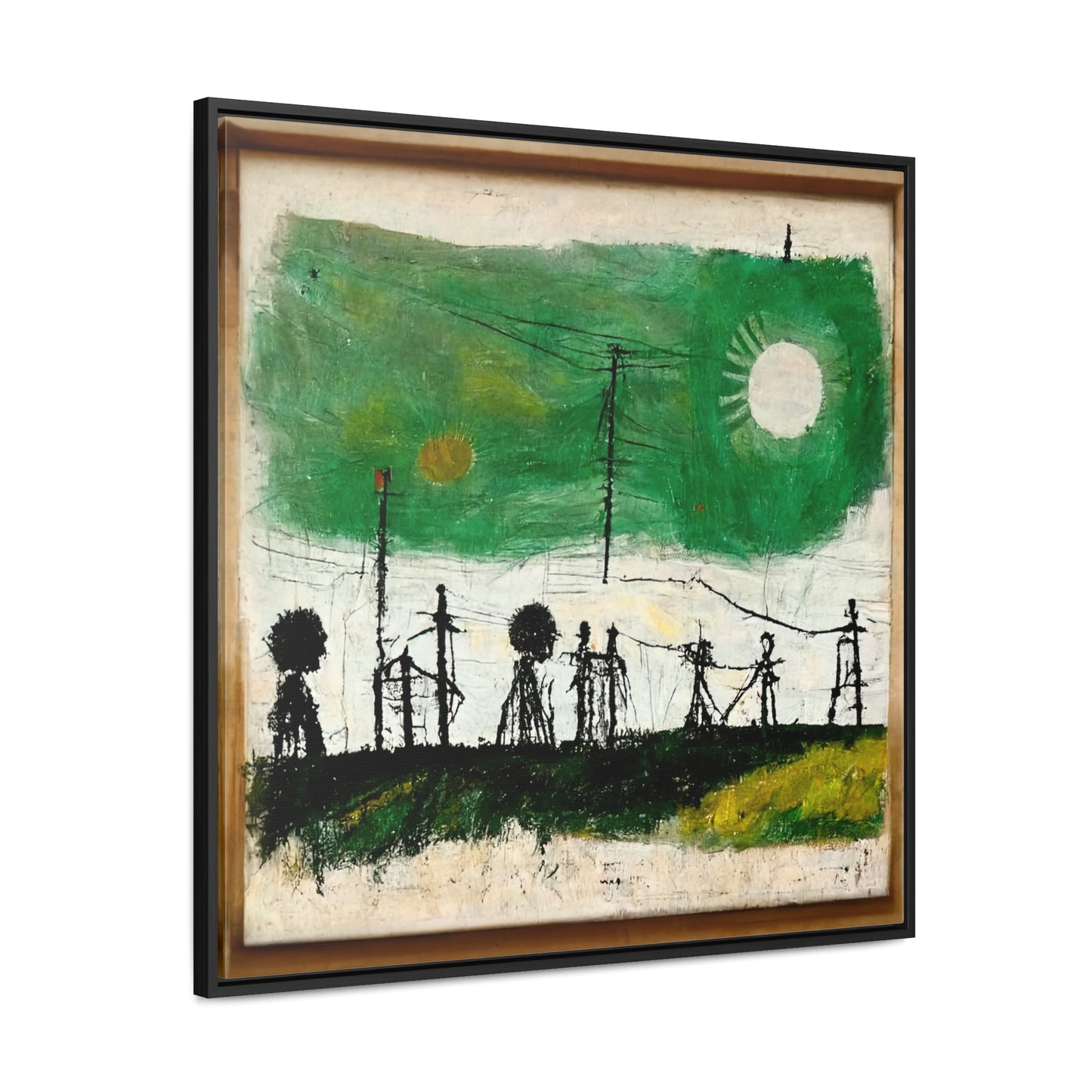 Land of the Sun 34, Valentinii, Gallery Canvas Wraps, Square Frame