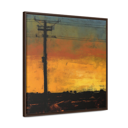 Land of the Sun 84, Valentinii, Gallery Canvas Wraps, Square Frame