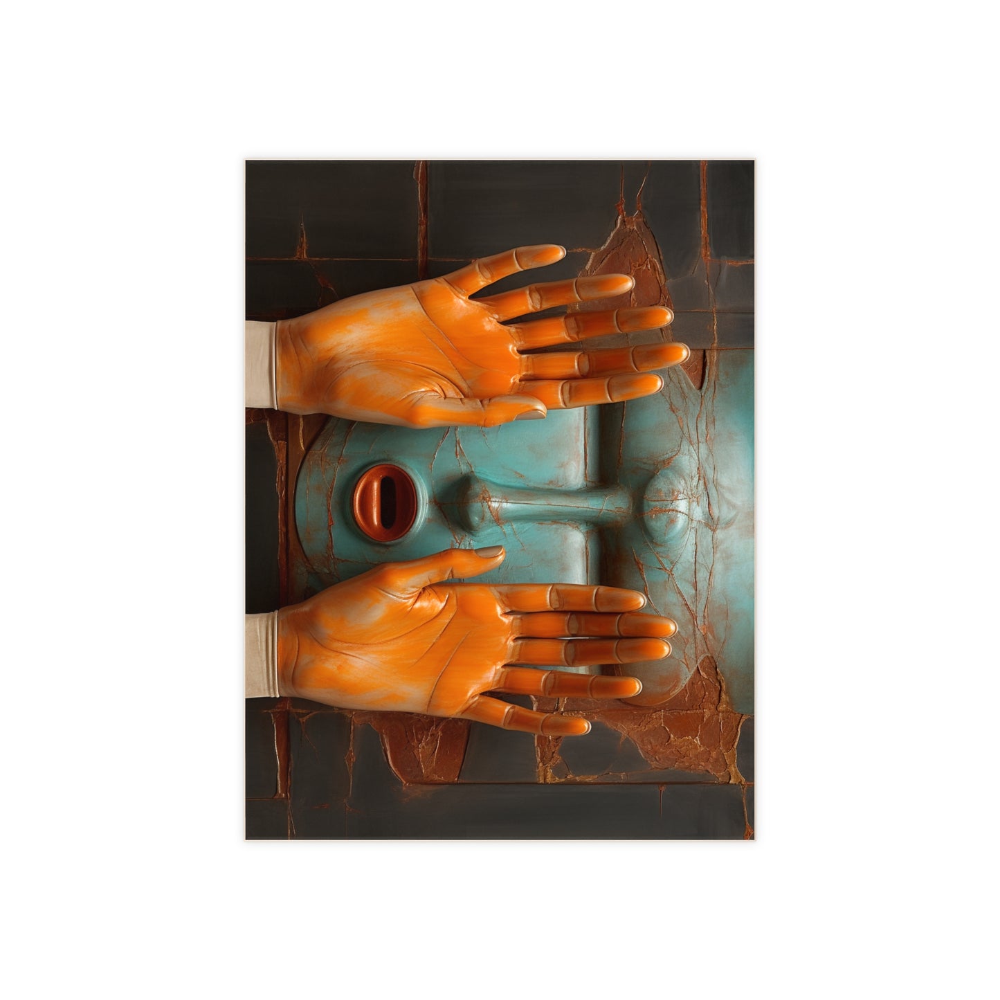 Hands 18, Ceramic Photo Tile