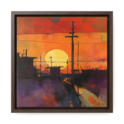 Land of the Sun 66, Valentinii, Gallery Canvas Wraps, Square Frame