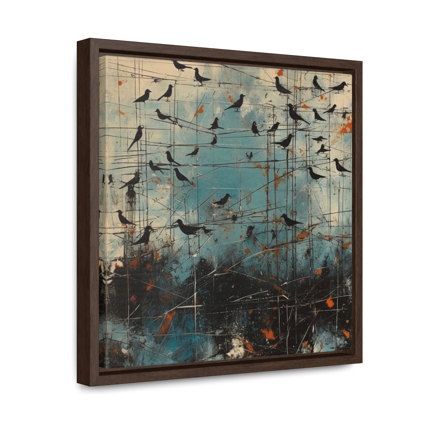 Bird 32, Gallery Canvas Wraps, Square Frame