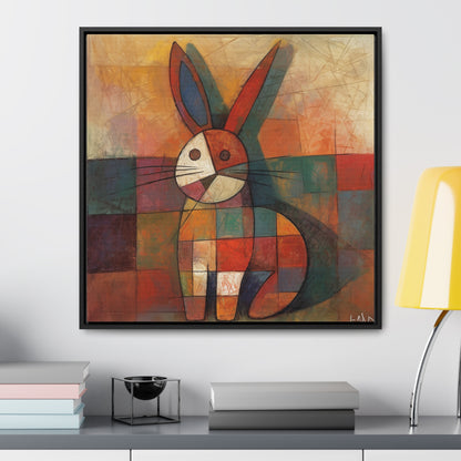 Rabbit 25, Gallery Canvas Wraps, Square Frame