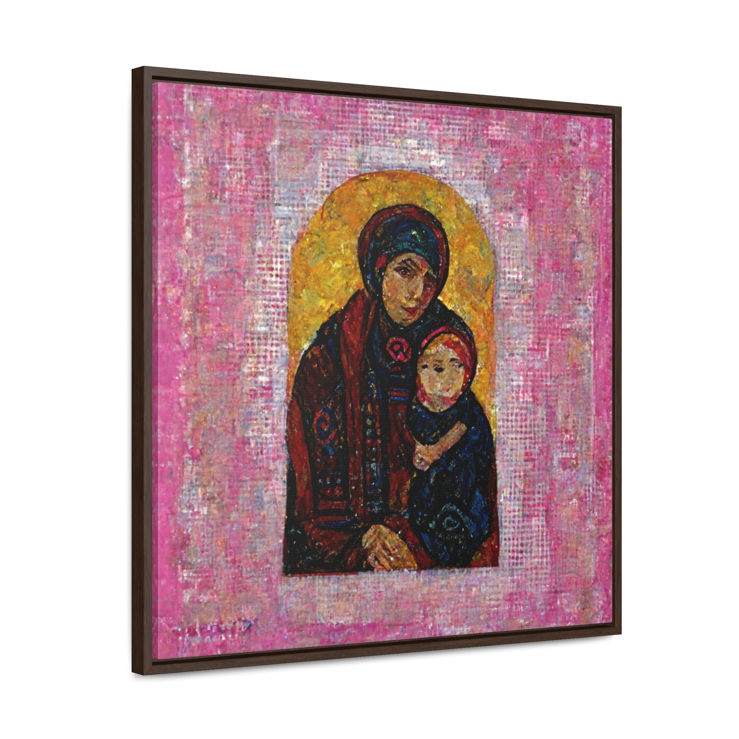 Mary and the Child 10, Valentinii, Gallery Canvas Wraps, Square Frame