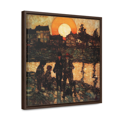 Land of the Sun 44, Valentinii, Gallery Canvas Wraps, Square Frame