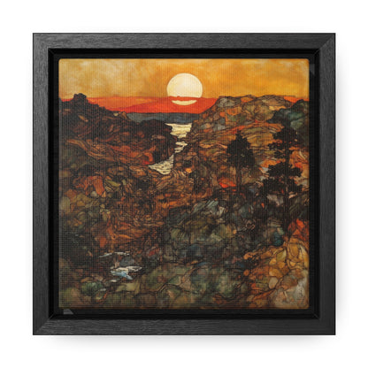 Land of the Sun 47, Valentinii, Gallery Canvas Wraps, Square Frame