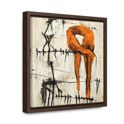 Feet and Drama, Valentinii, Gallery Canvas Wraps, Square Frame