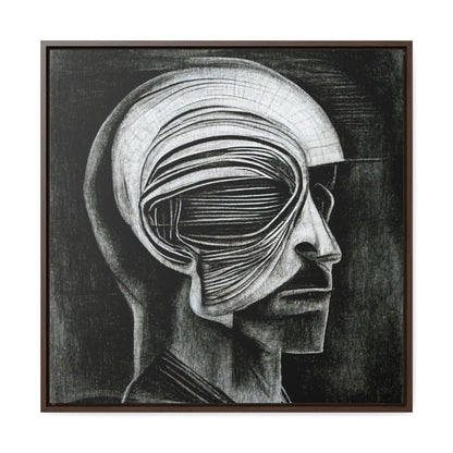 Brain 29, Valentinii, Gallery Canvas Wraps, Square Frame