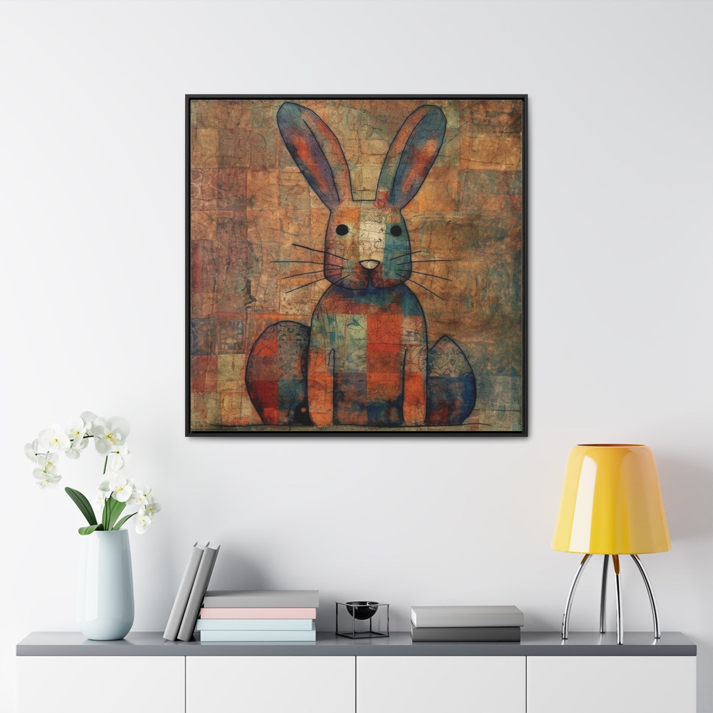 Rabbit 23, Gallery Canvas Wraps, Square Frame