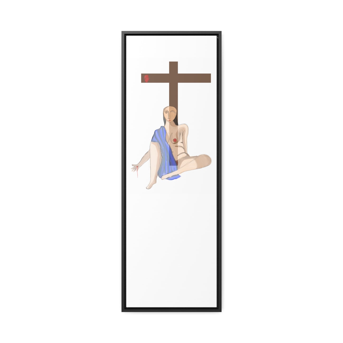 Cross, Original Eduard Pavel, Gallery Canvas Wraps, Vertical Frame