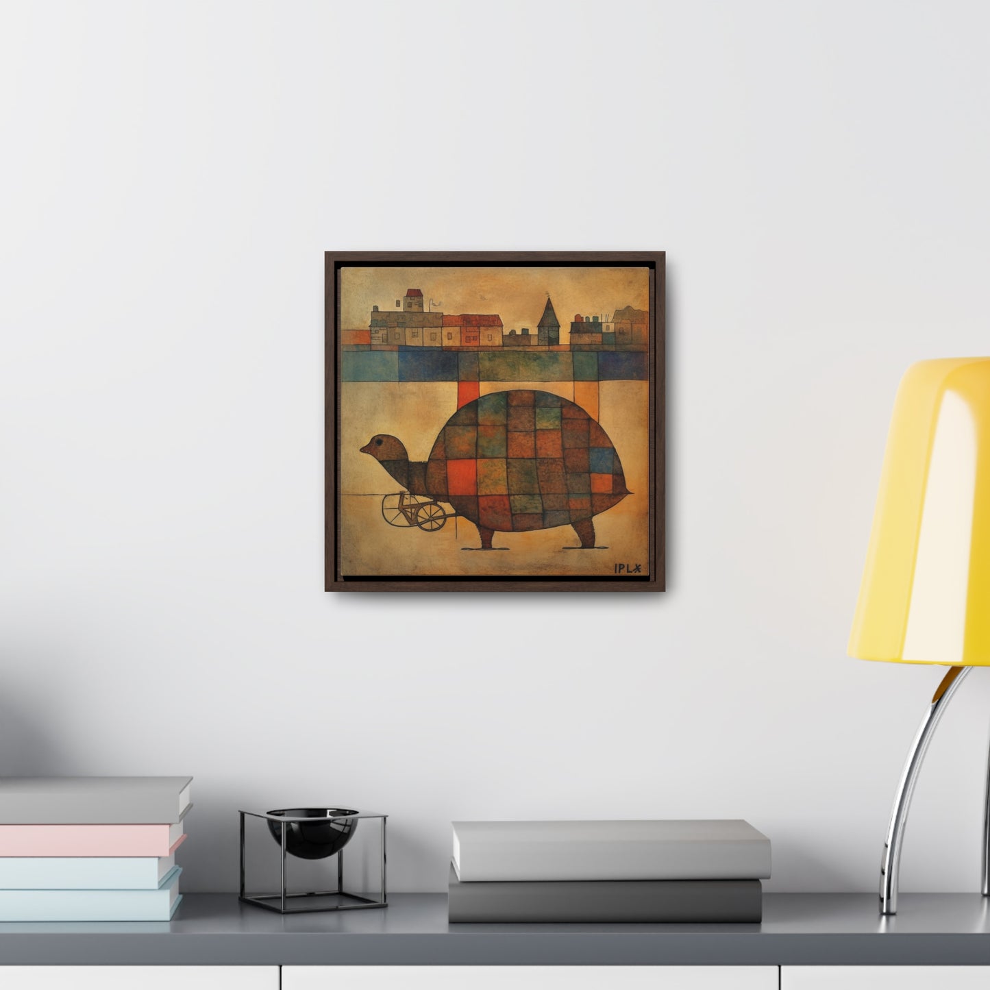 Turtle 17, Gallery Canvas Wraps, Square Frame