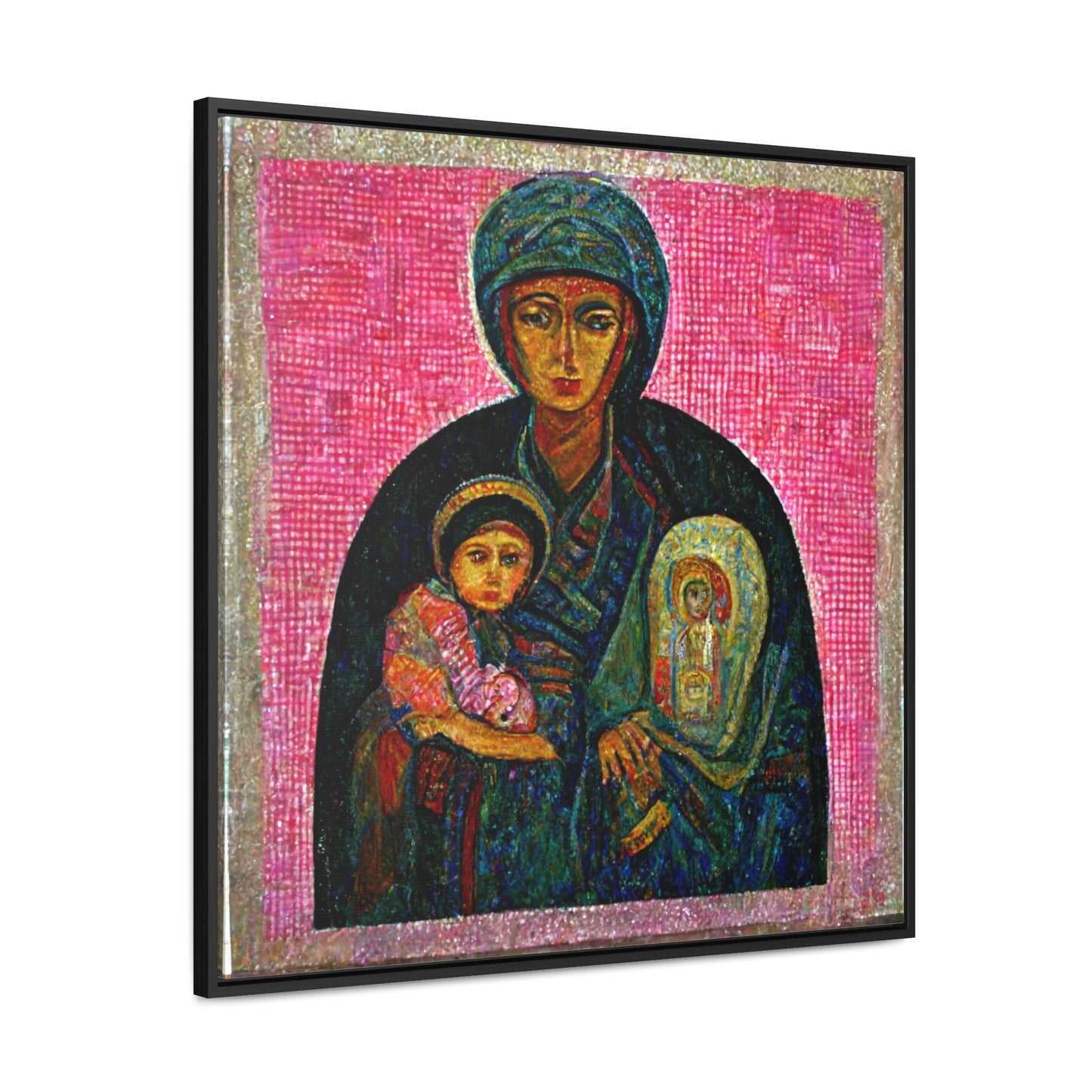 Mary and the Child 28, Valentinii, Gallery Canvas Wraps, Square Frame